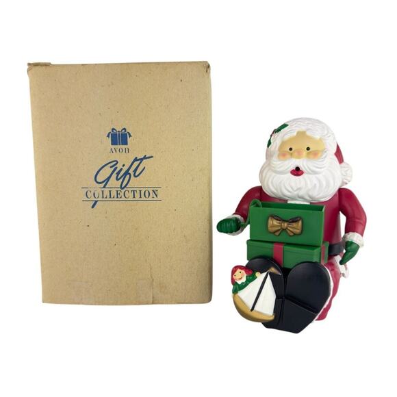 Vintage Avon Gift Collection Bubble Blowing Santa Animated Christmas Decor 1996 - Picture 5 of 11